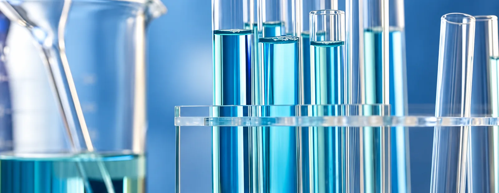 Peptide laboratory glassware and analytical work